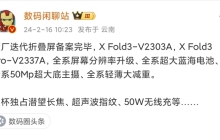 vivo首款Pro大折叠曝光！X Fold3 Pro 独享这三大功能