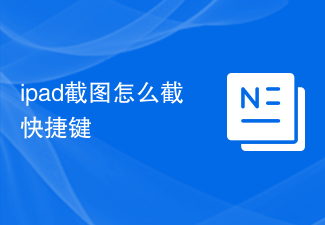 아이패드 단축키로 스크린샷 찍는 방법