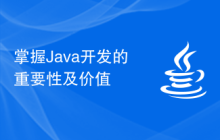 掌握Java开发的重要性及价值