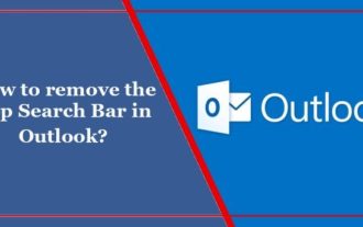 How to remove application search bar in Outlook?