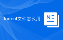 torrent文件怎么用