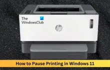 如何在Windows 11中暂停打印