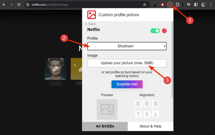 Netflix でカスタム アバターをすばやくセットアップする方法