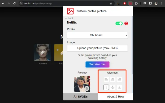 Netflix でカスタム アバターをすばやくセットアップする方法