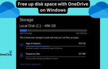 如何在Windows 11上使用OneDrive释放磁盘空间
