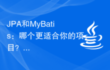 JPA和MyBatis：哪个更适合你的项目？