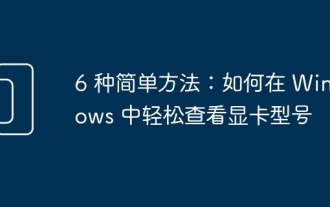 6가지 쉬운 방법: Windows에서 그래픽 카드 모델을 쉽게 확인하는 방법