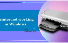 打印机在Windows 11/10中不工作[修复]