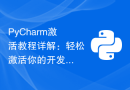 PyCharm激活教程详解：轻松激活你的开发利器
