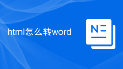How to convert html to word