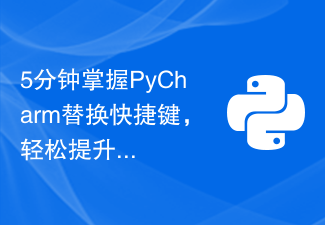 Master PyCharm replacement shortcut keys in 5 minutes and easily increase your programming speed!
