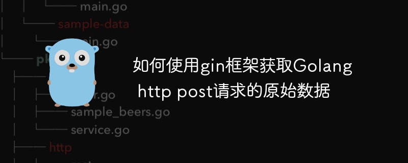 如何使用gin框架获取golang http post请求的原始数据