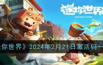 List of activation codes for 'Mini World' on February 21, 2024