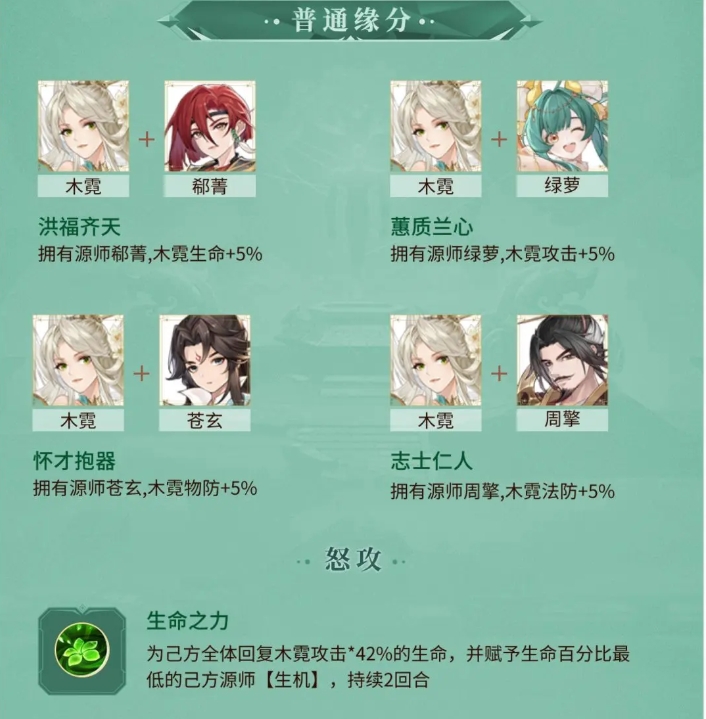 《元尊》木霓技能介绍一览