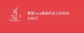 Master the definition and initialization skills of Java arrays