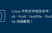 Linux 中的文件锁定命令：flock、fcntl、lockfile、flockfile 详细教程！