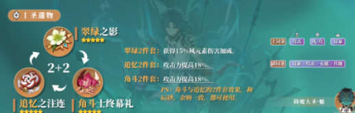 原神魈圣遗物搭配方法分享