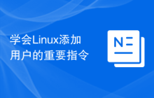 学会Linux添加用户的重要指令