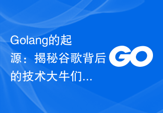 Golang的起源：揭秘谷歌背后的技术大牛们是如何创造这门语言的？