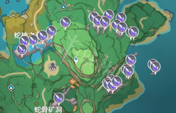 《原神》晶化骨髓分布图一览