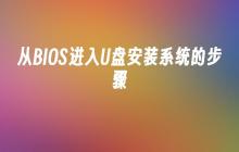 从BIOS进入U盘安装系统的步骤