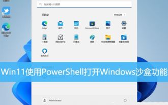 如何開啟windows沙盒 Win11使用PowerShell開啟Windows沙盒的技巧