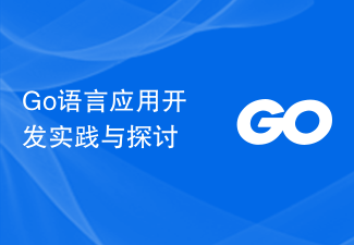 Go语言应用开发实践与探讨
