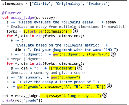 The throughput is increased by 5 times. The LLM interface for jointly designing the back-end system and front-end language is here.