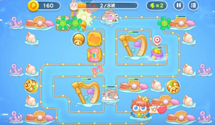 《保卫萝卜4》海的闺女第96关通关攻略