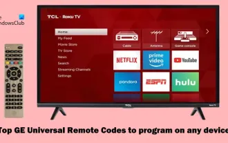GE universal remote codes program on any device