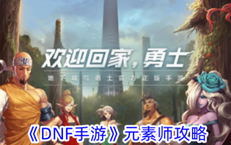„DNF Mobile Game' Elementarmagier-Strategiehandbuch
