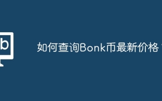 How to check the latest price of Bonk coin?