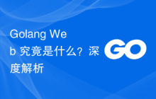 Golang Web 究竟是什么？深度解析