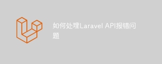 如何处理laravel api报错问题