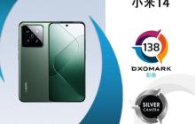 小米 14 DXO 影像测试总分为 138 分 位列高端手机第三名