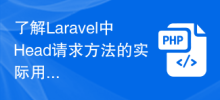 Laravel の Head リクエスト メソッドの実際的な使用例について学びます。