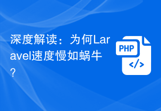 Tafsiran mendalam: Mengapa Laravel lambat seperti siput?