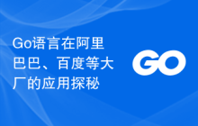 Go语言在阿里巴巴、百度等大厂的应用探秘
