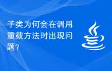 子类为何会在调用重载方法时出现问题?