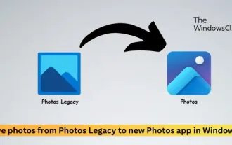 Alihkan foto dari Foto lama ke apl Foto baharu dalam Windows 11