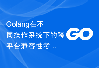 Golang在不同操作系统下的跨平台兼容性考察