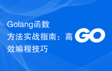 Golang函数方法实战指南:高效编程技巧