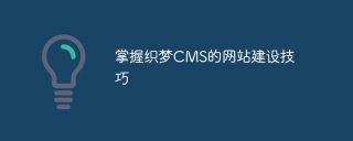 掌握织梦cms的网站建设技巧