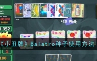 How to use Balatro seeds in 'Joker Card'
