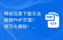 网站迅雷下载无法跳转PHP页面？技巧大揭秘！