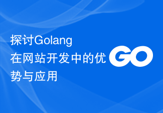 探讨Golang在网站开发中的优势与应用