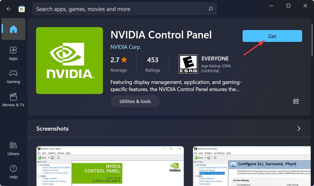 What should I do if there is no nvidia control panel in Win11?