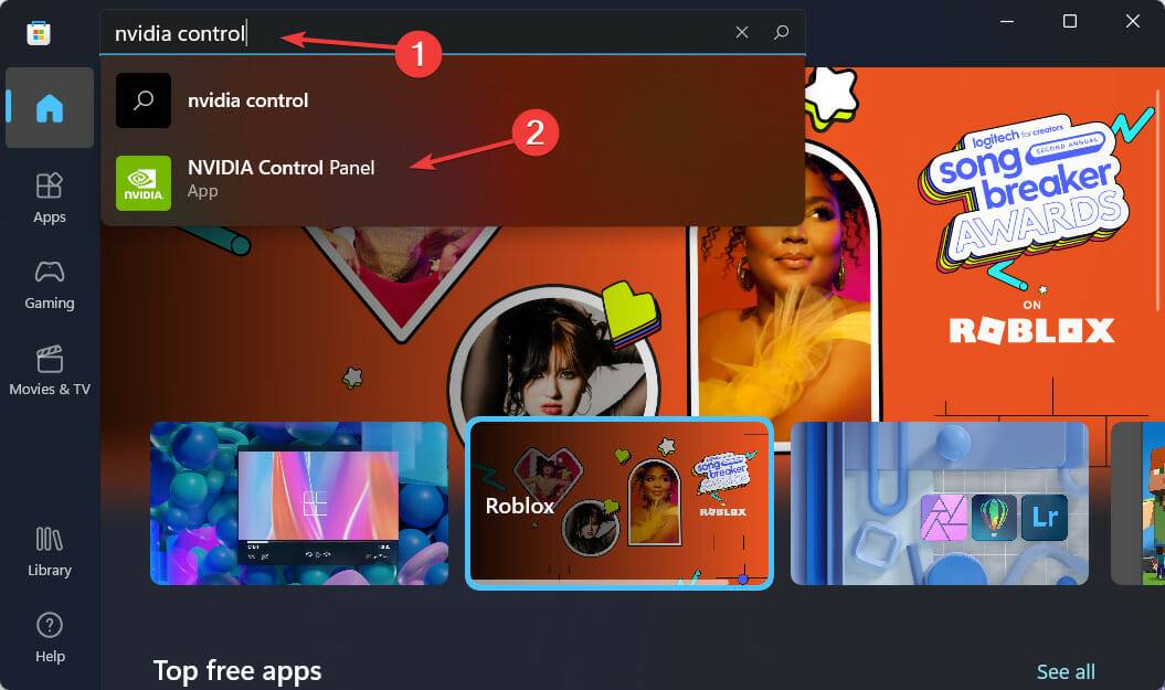 What should I do if there is no nvidia control panel in Win11?