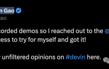 Devin第一手使用体验：完成度很高，开始编码就停不下来，但要替代程序员还很远