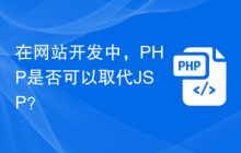 在网站开发中,PHP是否可以取代JSP?